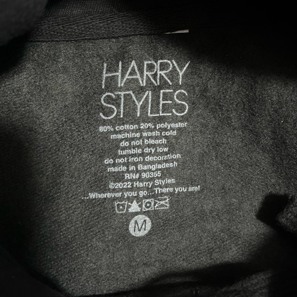 HARRY STYLES Official Concert Merch Hoodie Sweatshirt Unisex Adult Size M NWOT - Picture 6 of 6